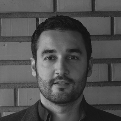 Porträtt av Afshin Ghafoori